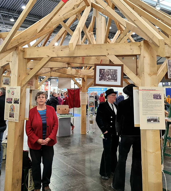 Frau Rochler zur Denkmal 2022 in Leipzig